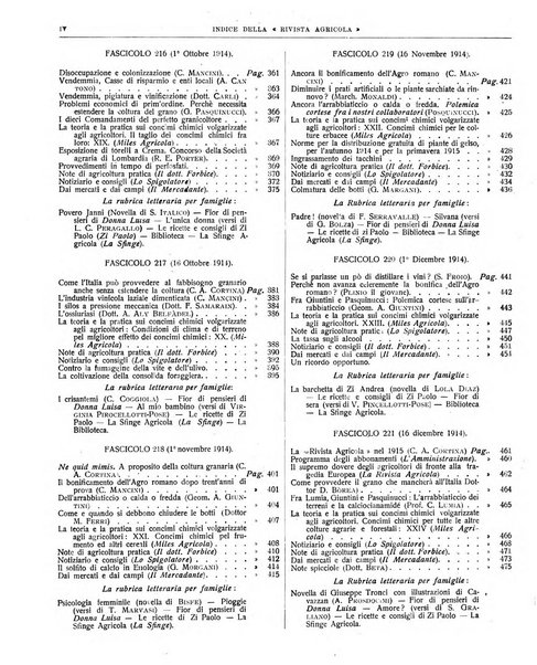 La rivista agricola industriale finanziaria commerciale