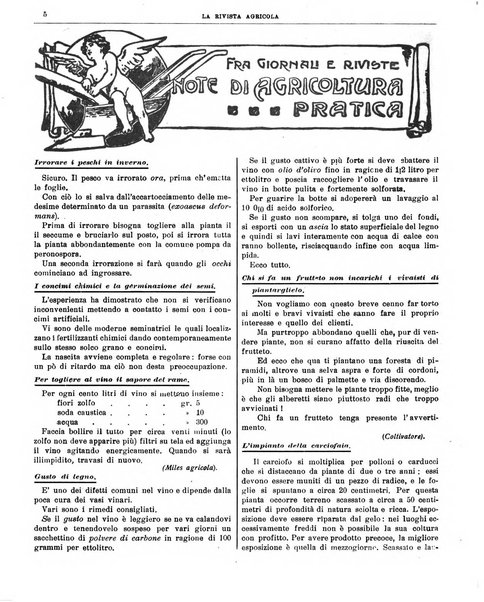 La rivista agricola industriale finanziaria commerciale