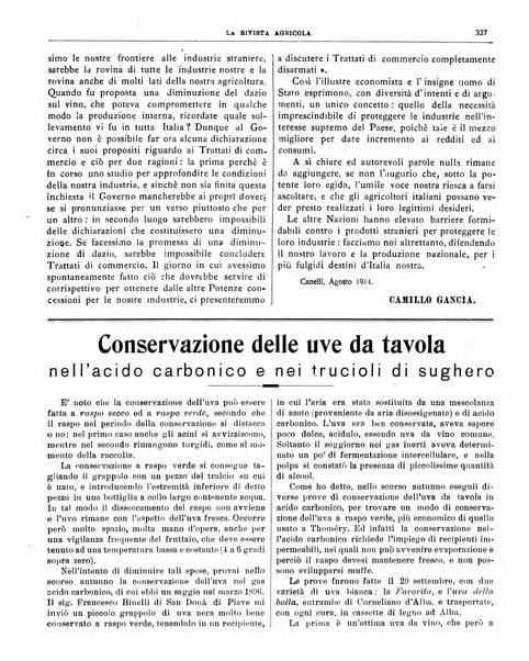 La rivista agricola industriale finanziaria commerciale