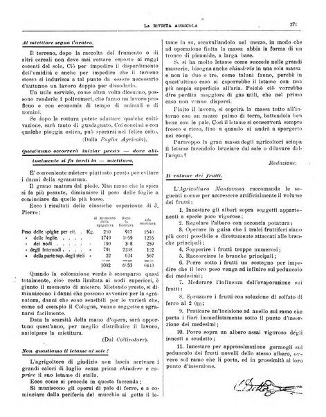 La rivista agricola industriale finanziaria commerciale