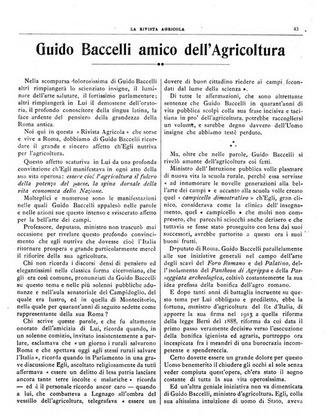 La rivista agricola industriale finanziaria commerciale