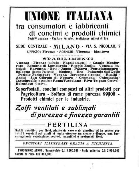 La rivista agricola industriale finanziaria commerciale