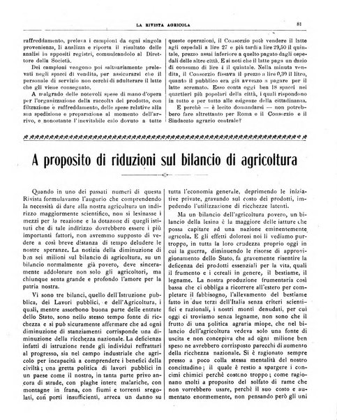 La rivista agricola industriale finanziaria commerciale