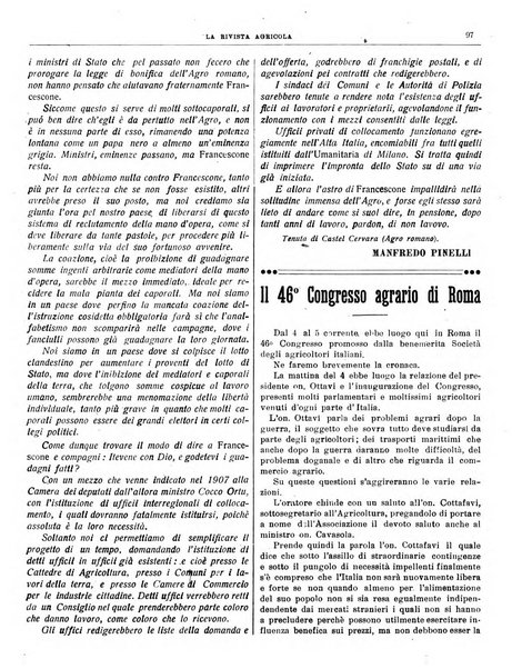 La rivista agricola industriale finanziaria commerciale