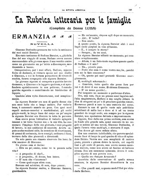 La rivista agricola industriale finanziaria commerciale