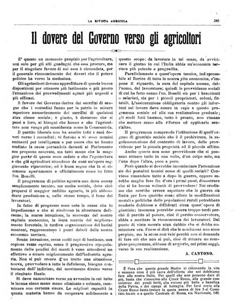 La rivista agricola industriale finanziaria commerciale