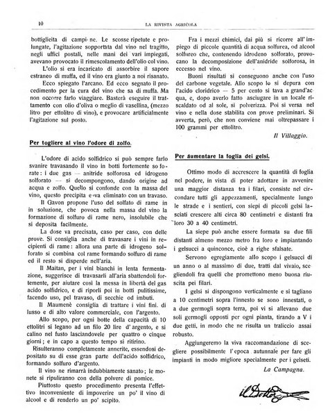 La rivista agricola industriale finanziaria commerciale