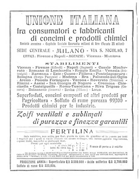 La rivista agricola industriale finanziaria commerciale