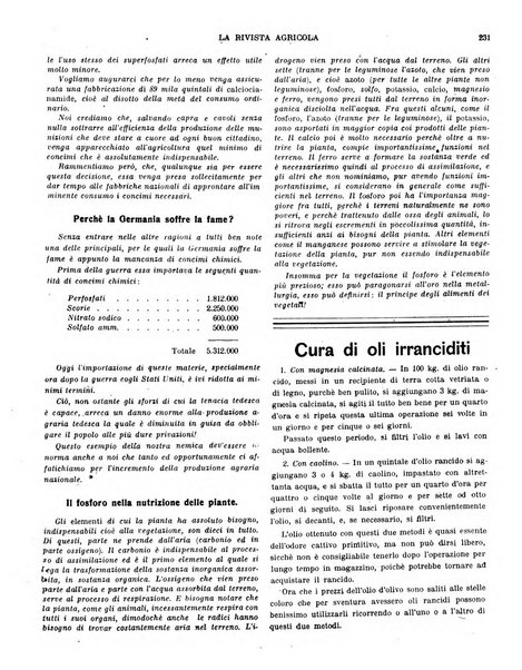 La rivista agricola industriale finanziaria commerciale