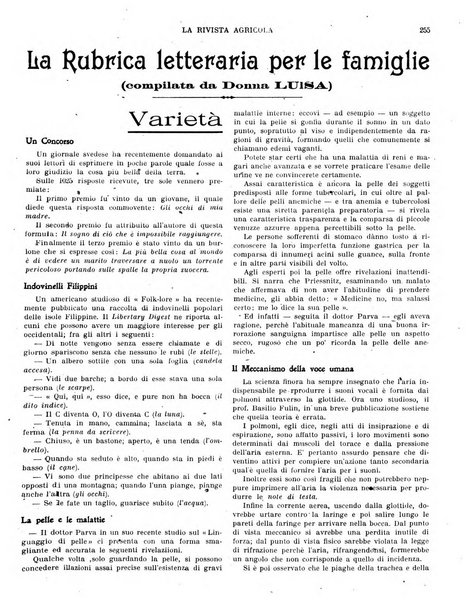 La rivista agricola industriale finanziaria commerciale