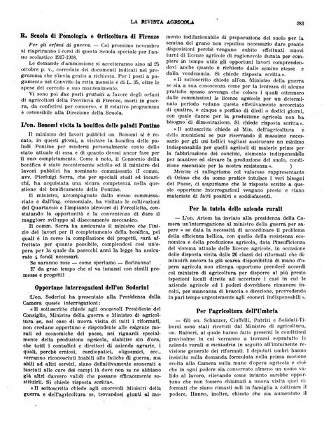 La rivista agricola industriale finanziaria commerciale