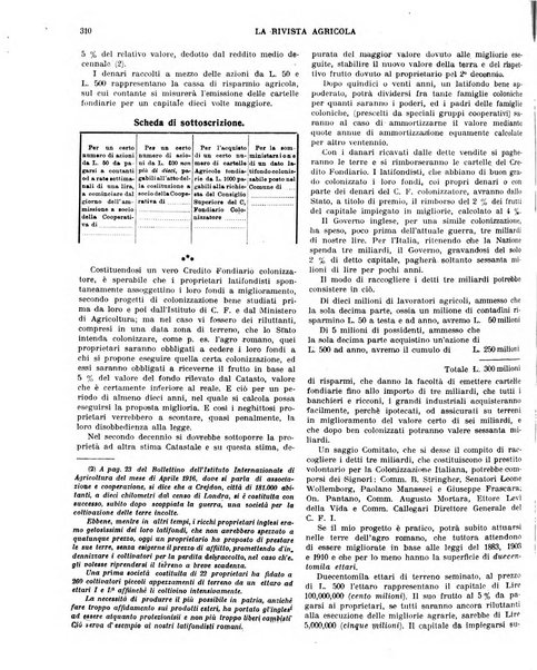 La rivista agricola industriale finanziaria commerciale