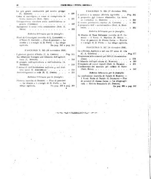 La rivista agricola industriale finanziaria commerciale