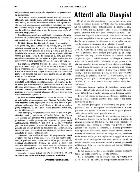 La rivista agricola industriale finanziaria commerciale