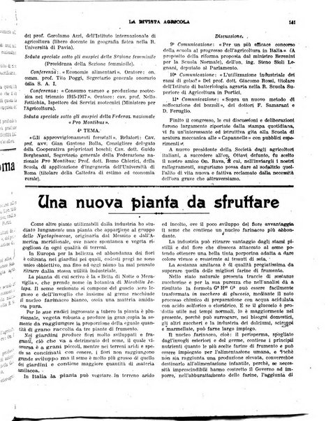 La rivista agricola industriale finanziaria commerciale