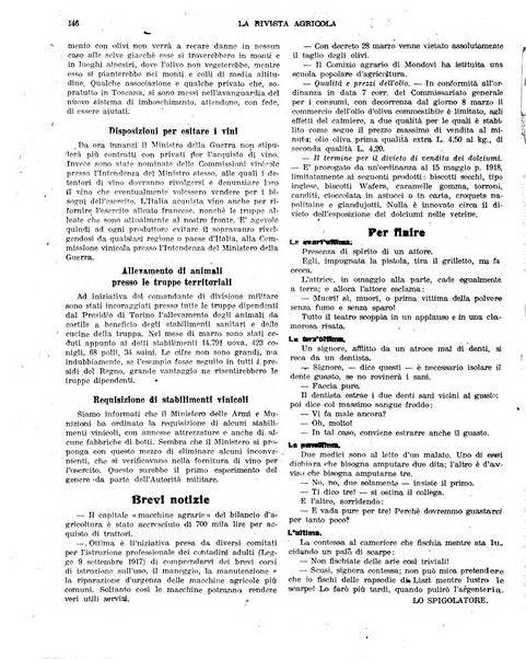 La rivista agricola industriale finanziaria commerciale