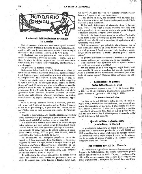 La rivista agricola industriale finanziaria commerciale