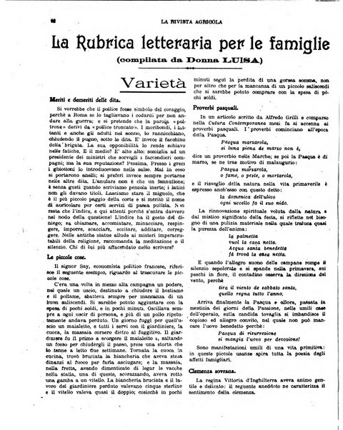 La rivista agricola industriale finanziaria commerciale