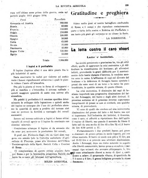 La rivista agricola industriale finanziaria commerciale