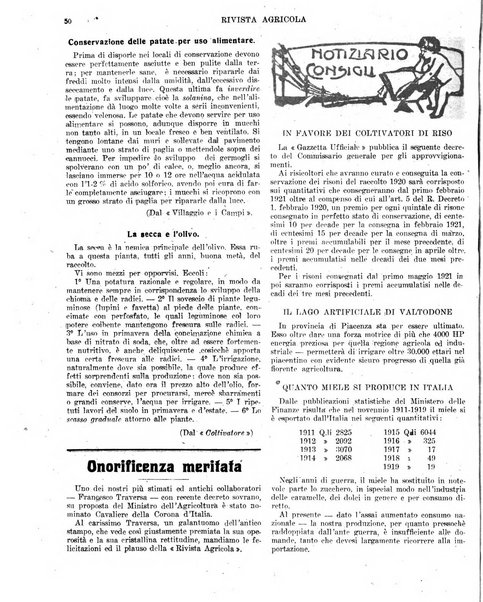 La rivista agricola industriale finanziaria commerciale