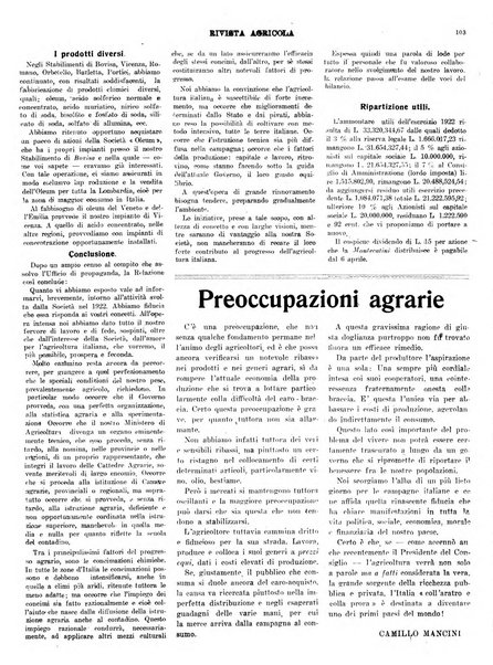 La rivista agricola industriale finanziaria commerciale