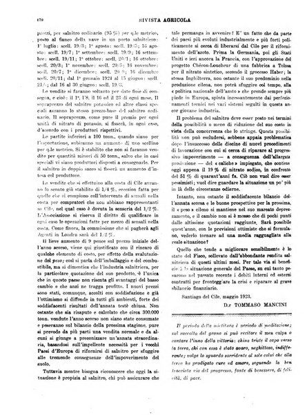 La rivista agricola industriale finanziaria commerciale