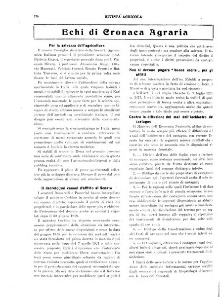 La rivista agricola industriale finanziaria commerciale