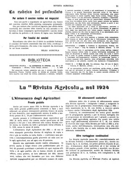 La rivista agricola industriale finanziaria commerciale