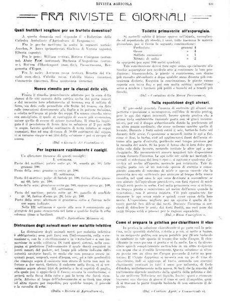 La rivista agricola industriale finanziaria commerciale