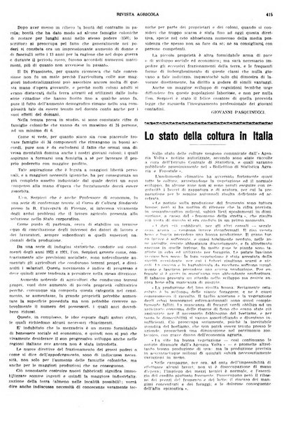 La rivista agricola industriale finanziaria commerciale