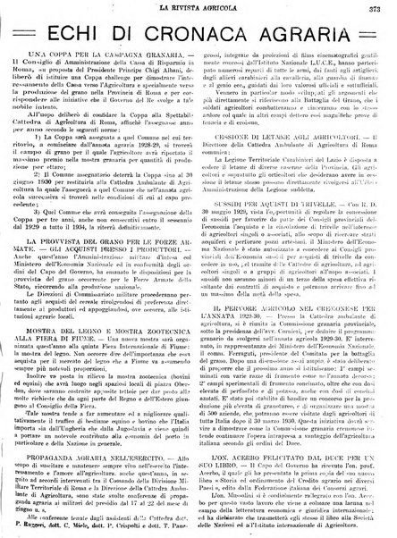 La rivista agricola industriale finanziaria commerciale