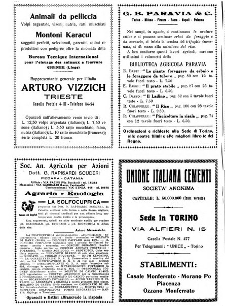 La rivista agricola industriale finanziaria commerciale