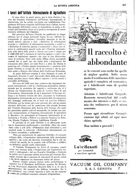 La rivista agricola industriale finanziaria commerciale