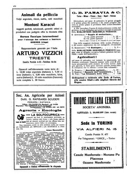 La rivista agricola industriale finanziaria commerciale