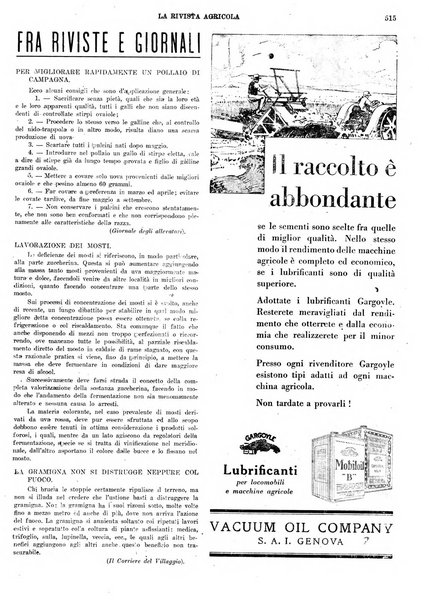 La rivista agricola industriale finanziaria commerciale