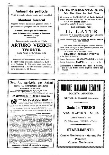 La rivista agricola industriale finanziaria commerciale