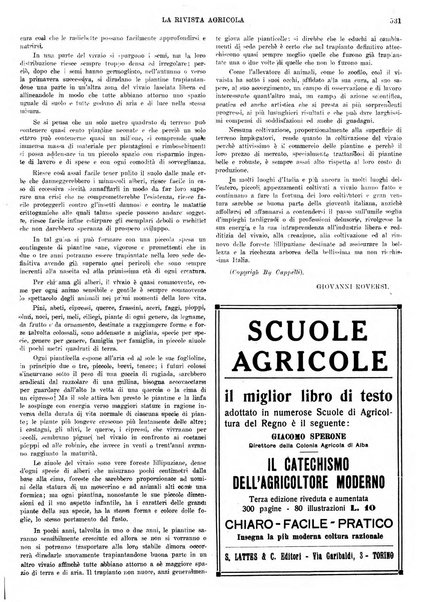 La rivista agricola industriale finanziaria commerciale