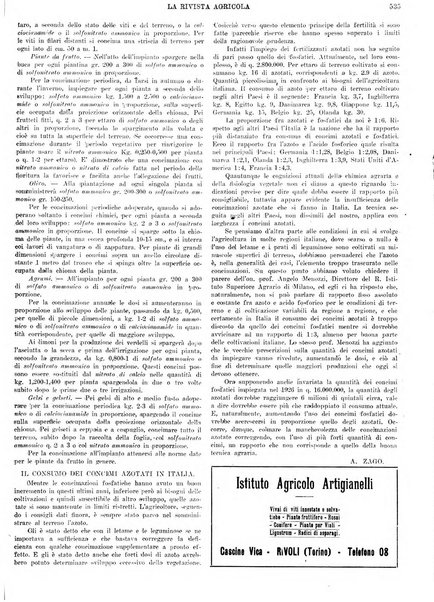 La rivista agricola industriale finanziaria commerciale