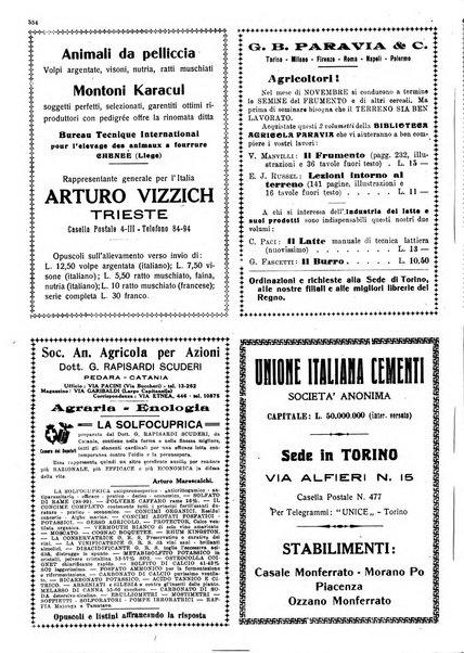 La rivista agricola industriale finanziaria commerciale