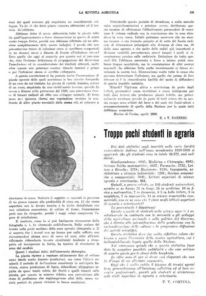 La rivista agricola industriale finanziaria commerciale