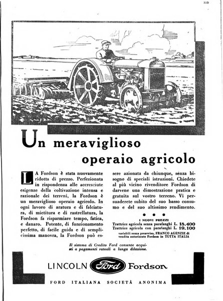 La rivista agricola industriale finanziaria commerciale