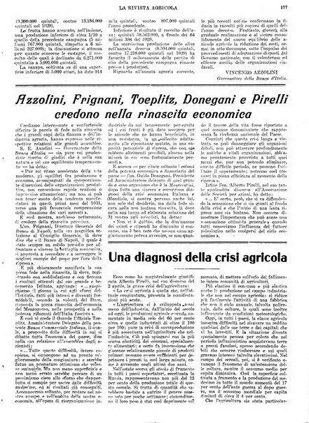 La rivista agricola industriale finanziaria commerciale