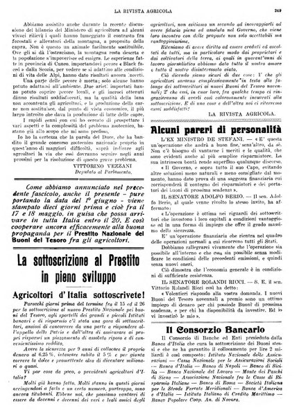 La rivista agricola industriale finanziaria commerciale