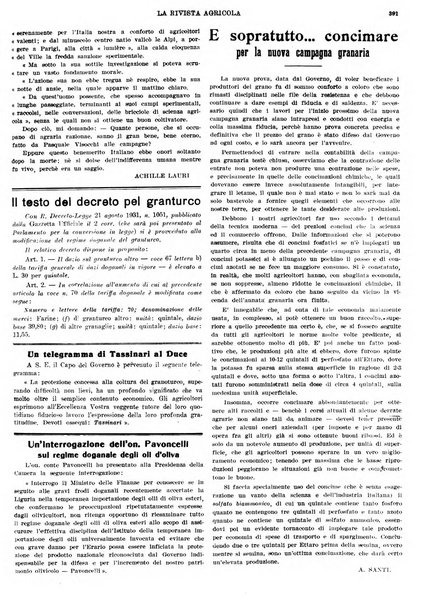 La rivista agricola industriale finanziaria commerciale