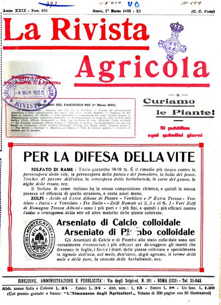 La rivista agricola industriale finanziaria commerciale