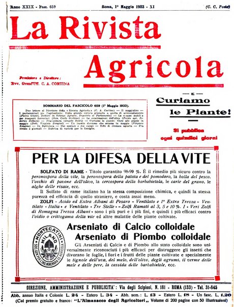 La rivista agricola industriale finanziaria commerciale