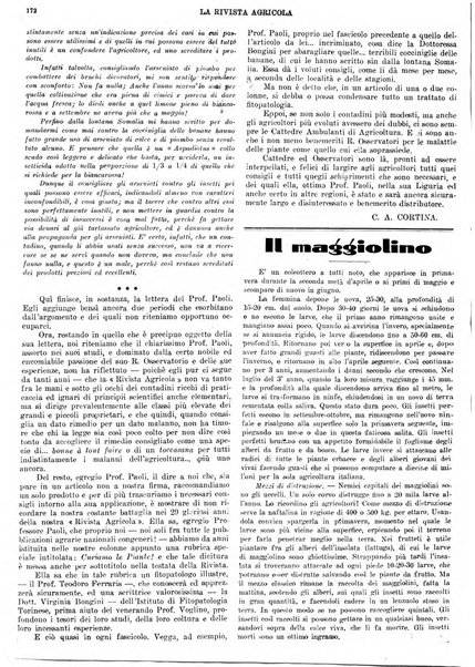 La rivista agricola industriale finanziaria commerciale