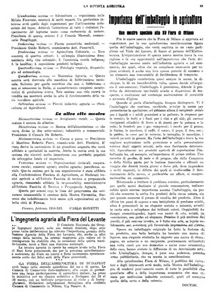 La rivista agricola industriale finanziaria commerciale