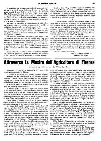 La rivista agricola industriale finanziaria commerciale