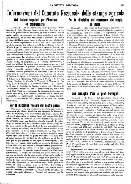 La rivista agricola industriale finanziaria commerciale